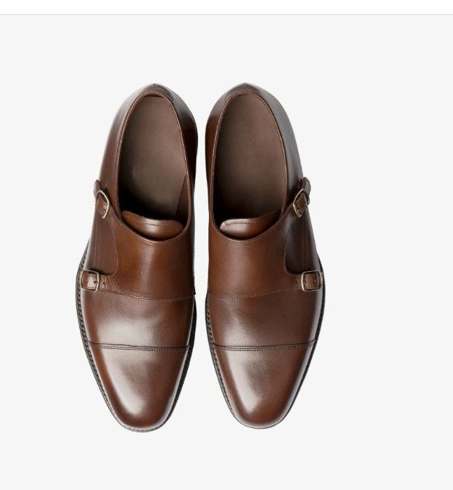 Cannon Double Monk Brown Shoes