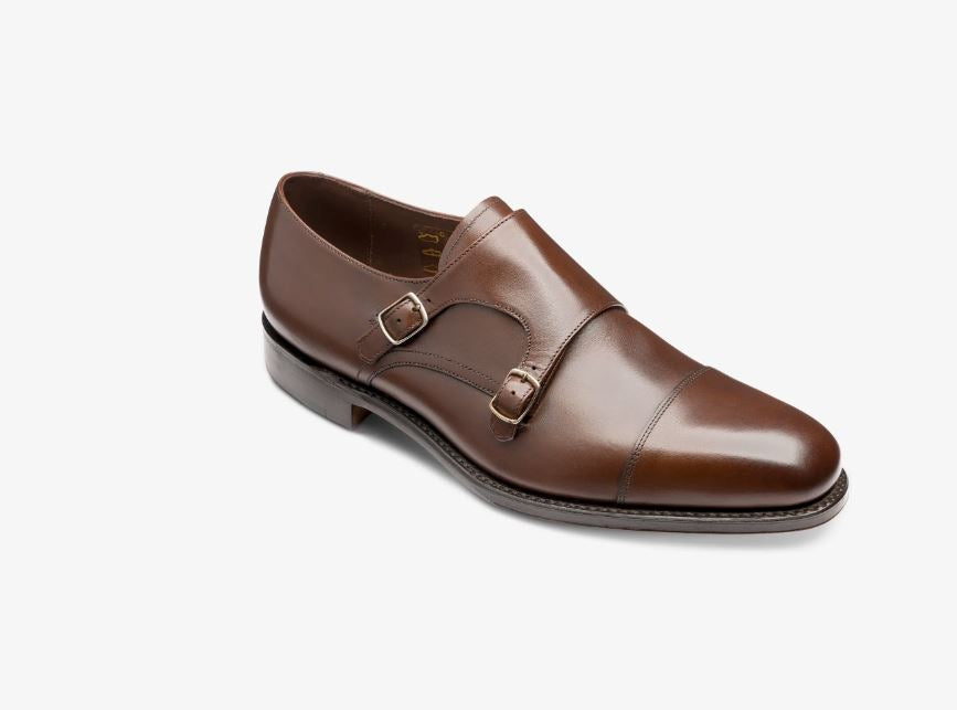 Cannon Double Monk Brown Shoes